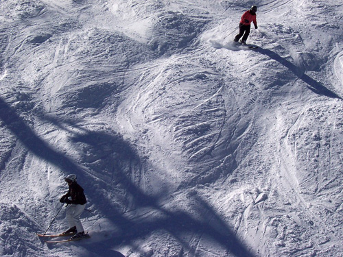 How to Adapt to Skiing Moguls