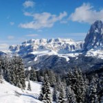 Skiing Italian Dolomites