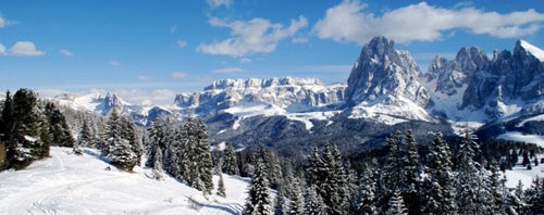 Skiing Italian Dolomites