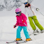 skiing kids
