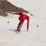 Edmond Plawczyk breaks snowboard world speed record
