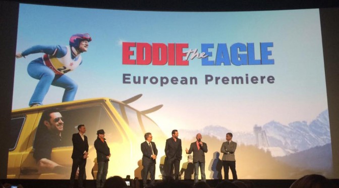 Eddie the Eagle film premiere