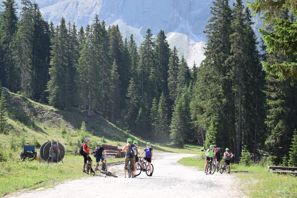 cycling in the Dolomites