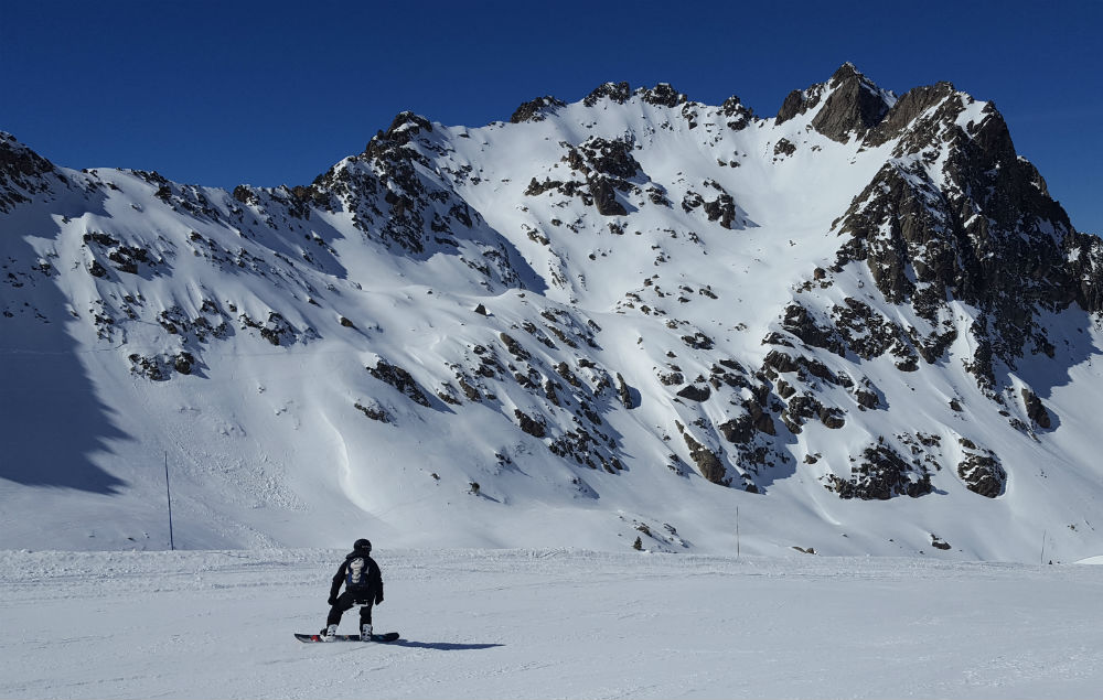 Review of La Mongie snowboarding