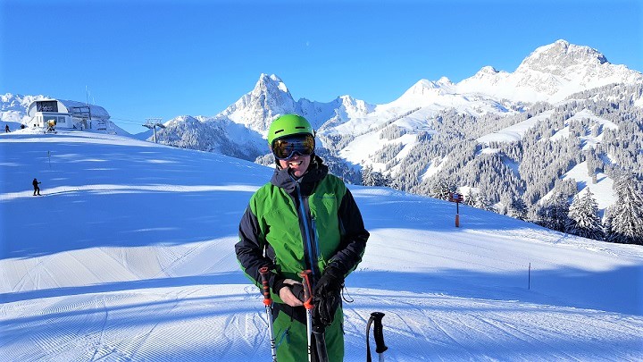 On the slopes of Gstaad