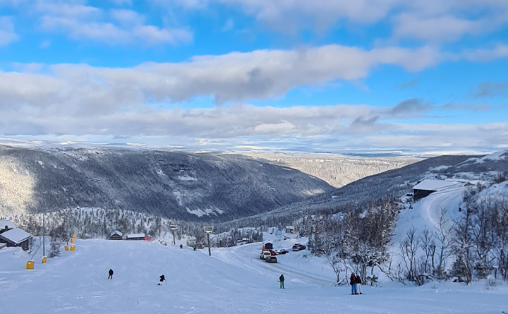 Gausta ski slopes