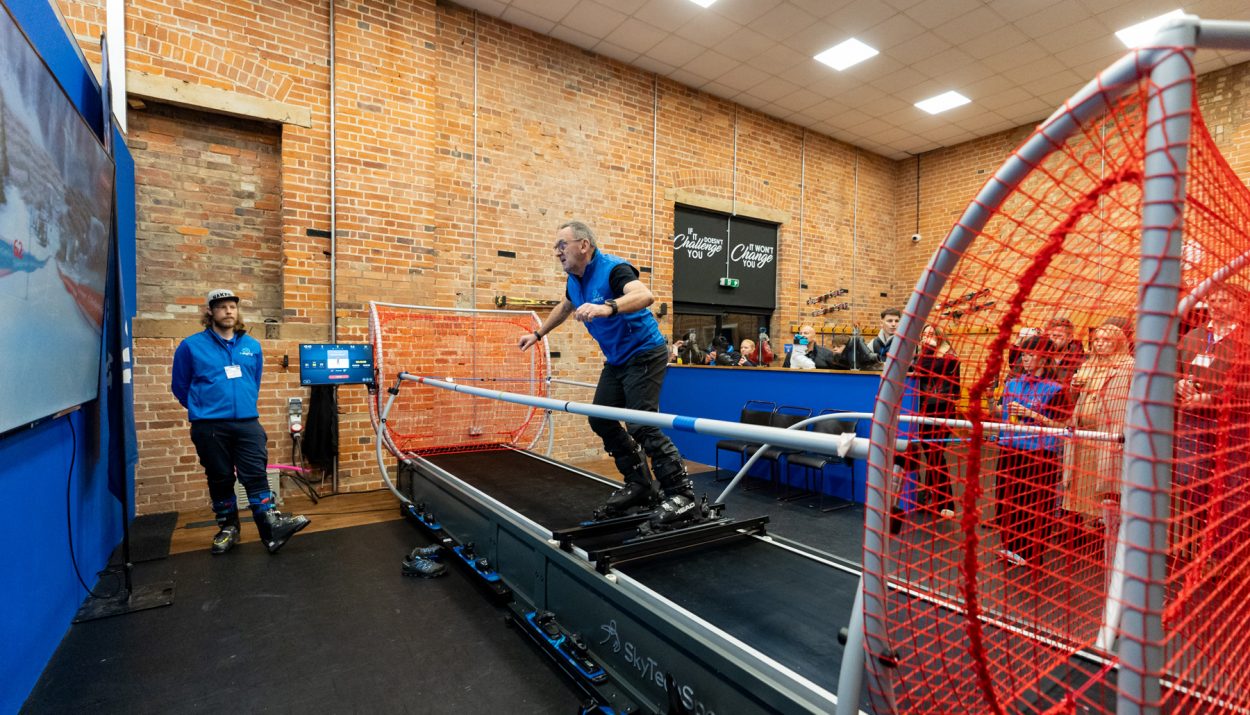 On the slopes at the InPiste lauch event