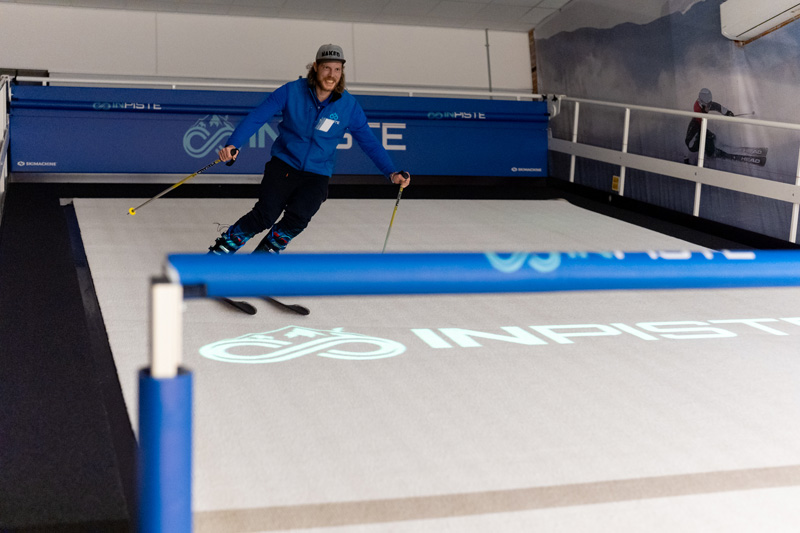 On the slopes at the InPiste snowsports centre