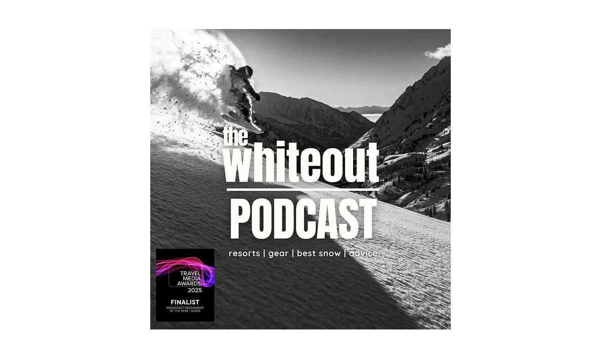 The Whiteout ski podcast logo