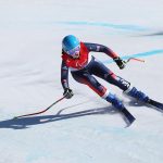 Menna Fitzpatrick racing at Bejing Paralympics.