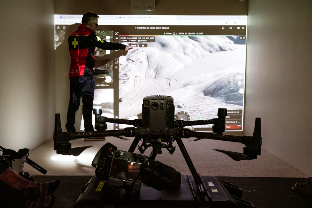 Mountain Rescue Ski Patrol DJI Drone - ©Olly Bowman